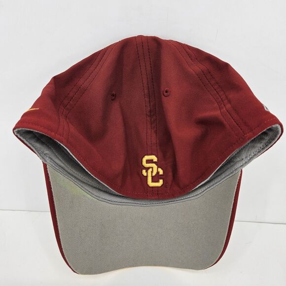 USC Trojans Hat Cap Adult Nike Dri-Fit Legacy91 Juju Watkins Burgundy Gold - Picture 5 of 8